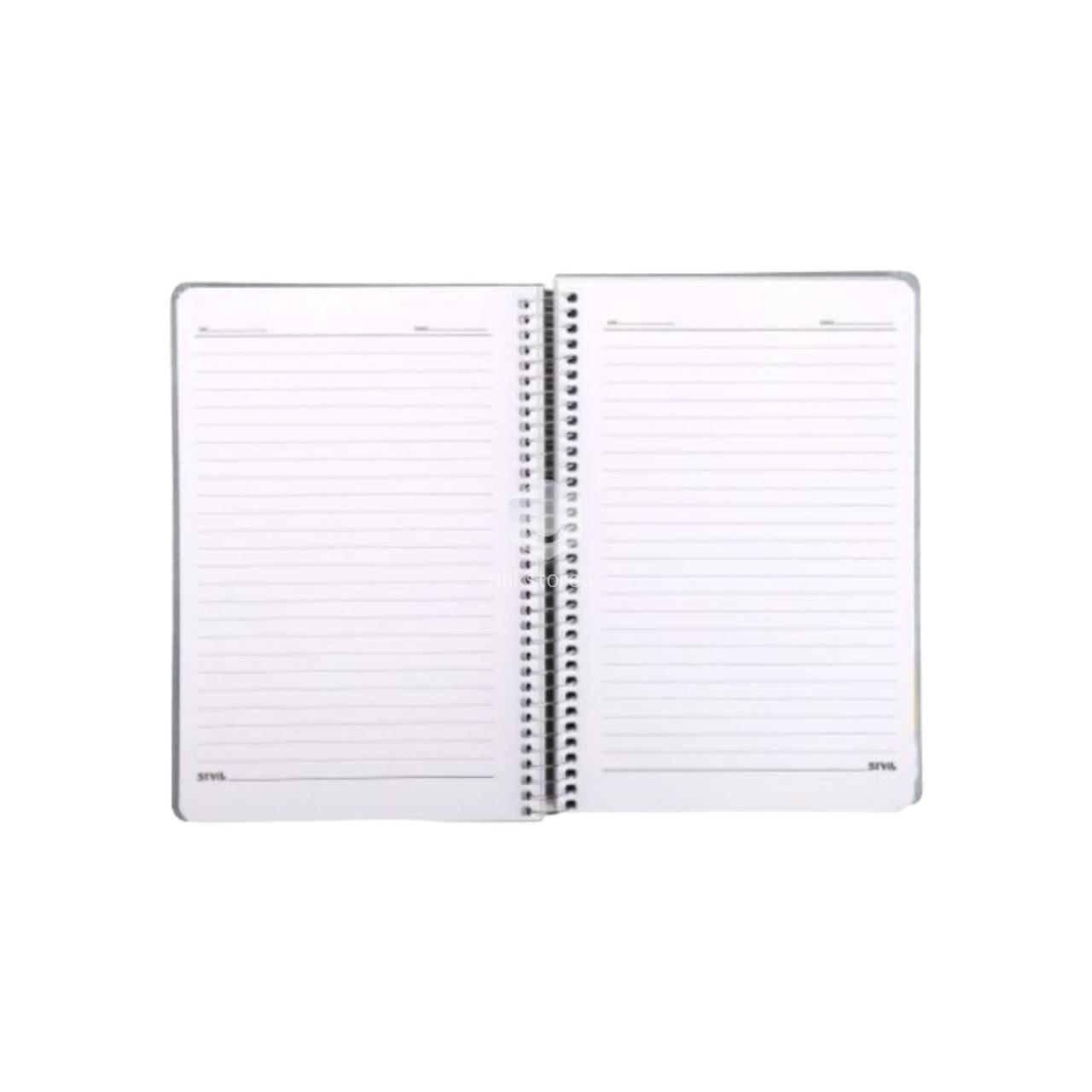 دفتر یادداشت 1/8 کاغذ سفید سویل سری مینیمال کد 211/2 محصول