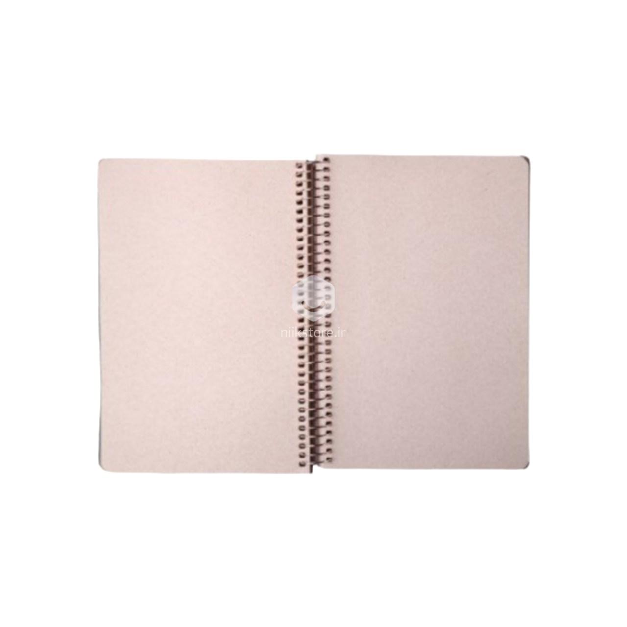 دفتر یادداشت طراحی 1/8 کاغذ کرم سویل سری مینیمال کد 211/1 محصول