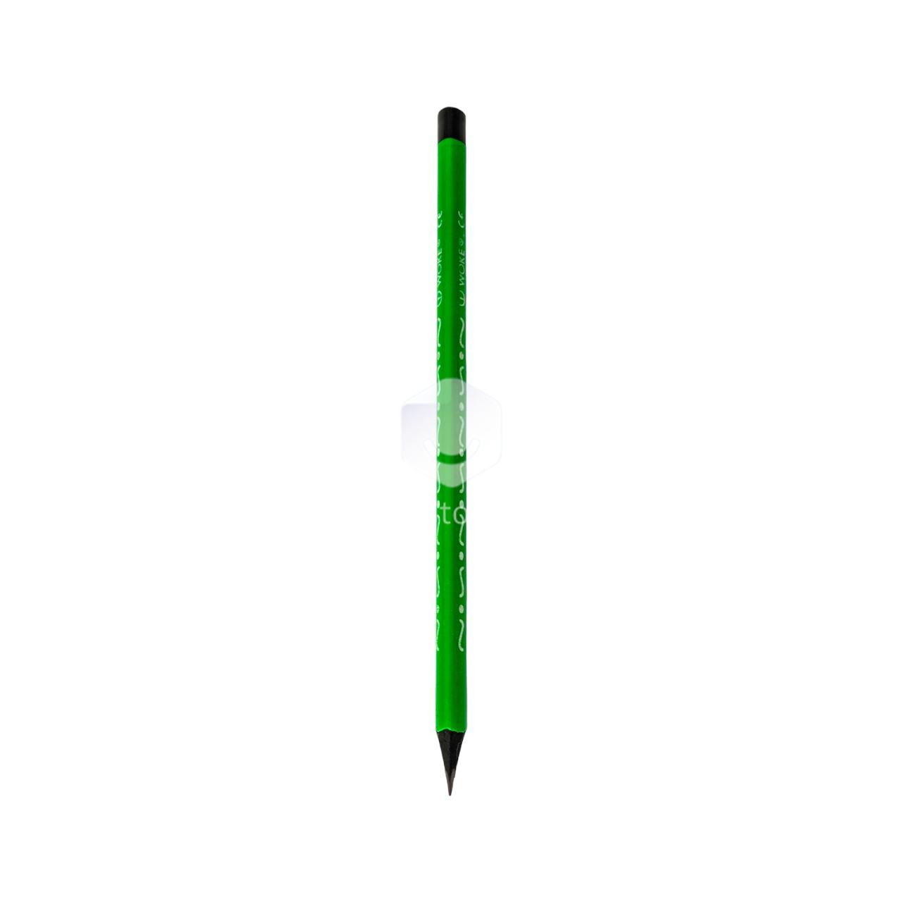 مداد مشکی وک لیوانی طرح سه گوش صدفی فسفری کد 20019 محصول
