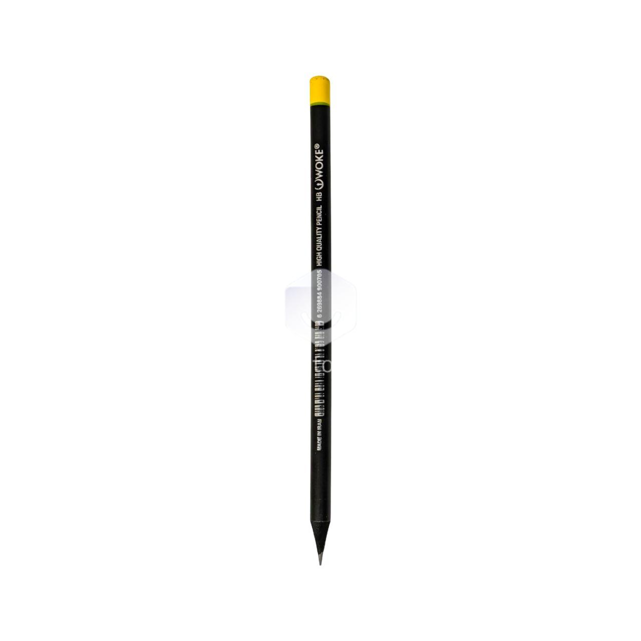 مداد مشکی وک لیوانی طرح گرد صدفی کد 20018 محصول